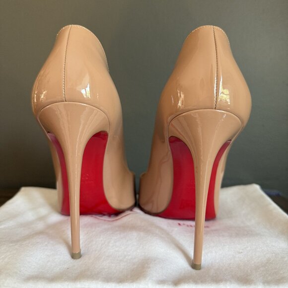 Christian Louboutins Hot Chick 100mm in Blush - Picture 11 of 11